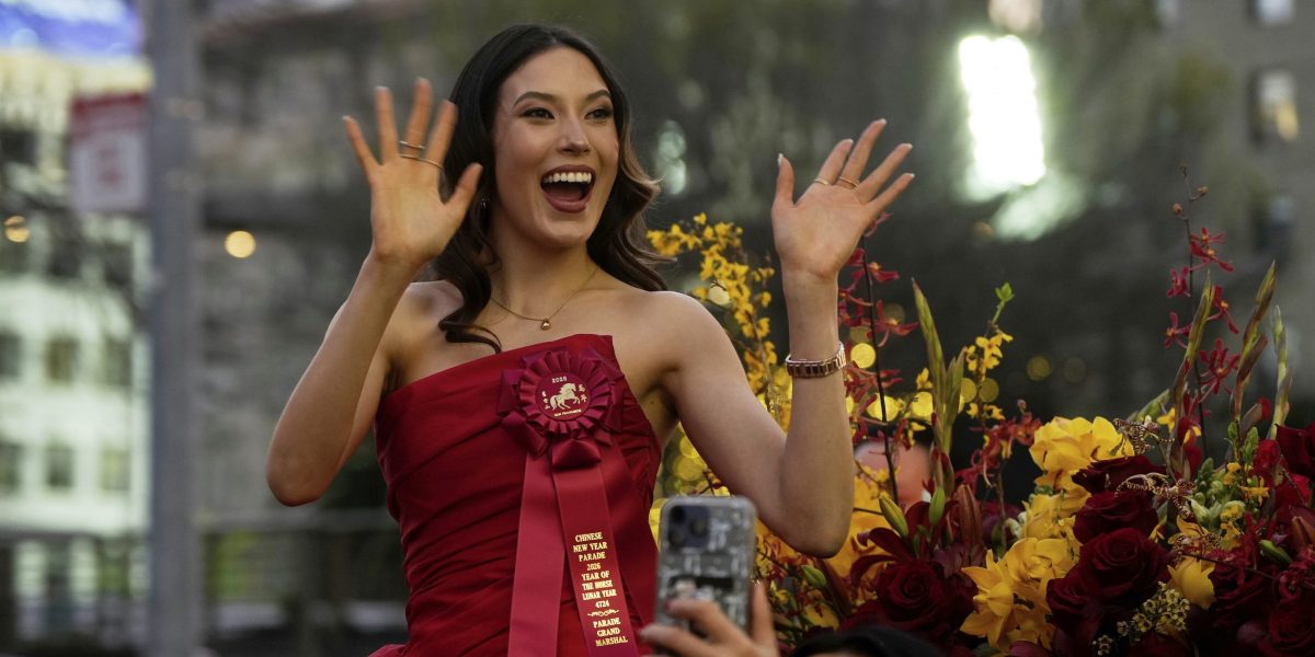 San Francisco cheers its native Chinese Olympian Eileen Gu, who headlines parade for the Year of the Fire Horse