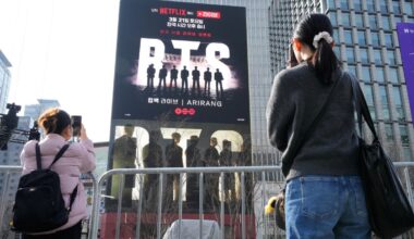 BTS comback concert at Seoul’s Gwanghwamun Square – NBC Los Angeles