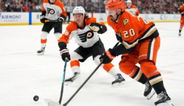 Flyers edge Ducks in OT as Zegras, Drysdale make Honda Center return – Orange County Register