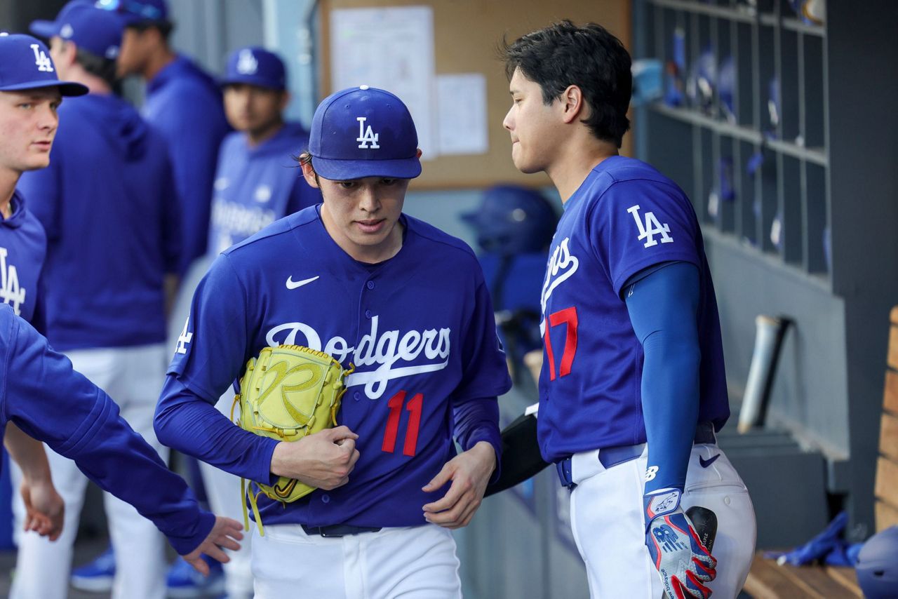 Dodgers pitcher Roki Sasaki struggles again in exhibition start against the Angels