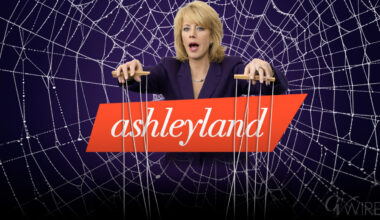 Composite image of former Fresno mayor Ashley Swearengin as a puppeteer