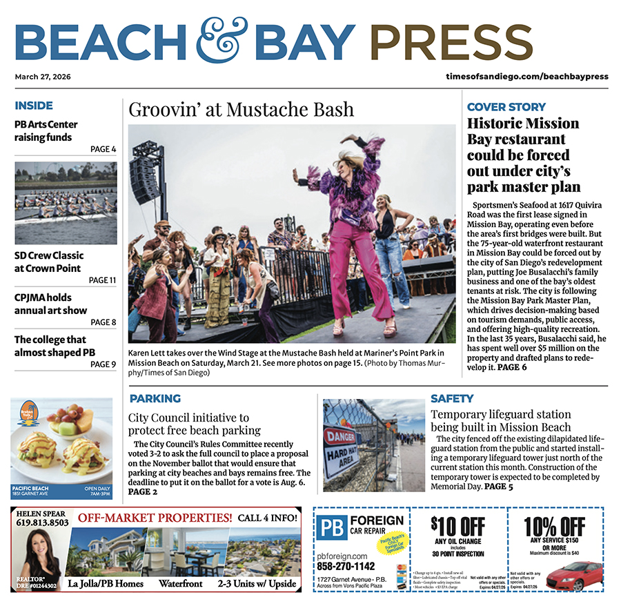 Beach and Bay Press: March 27, 2026