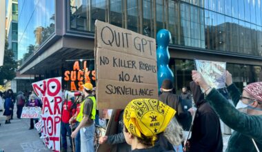 ‘QuitGPT’ protesters rally outside OpenAI HQ in San Francisco over deal with Pentagon