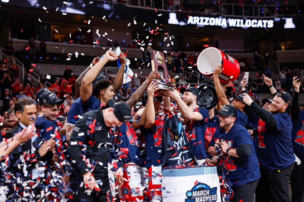 Top-seeded Arizona shakes off slow start, dominates No. 2 Purdue to advance to Final Four