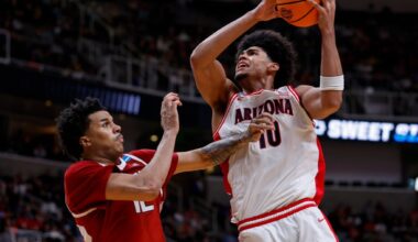 No. 1 Arizona routs Arkansas to reach Elite Eight