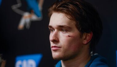 San Jose Sharks, Macklin Celebrini begin road trip against Buffalo Sabres