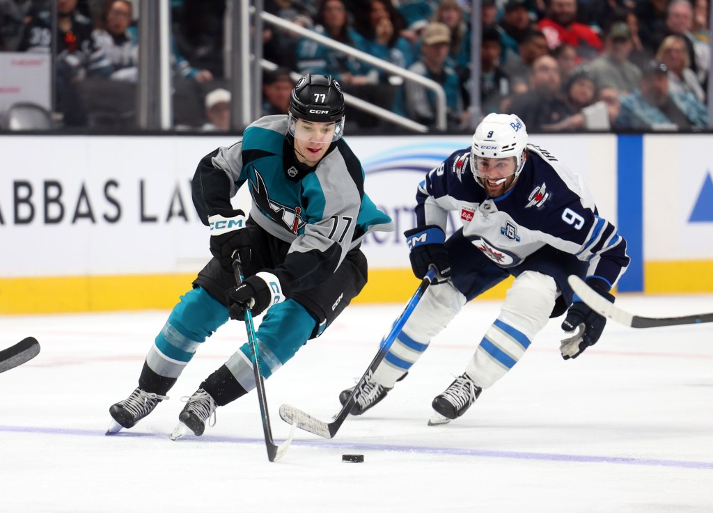 San Jose Sharks, Michael Misa beat Winnipeg Jets as playoff push continues