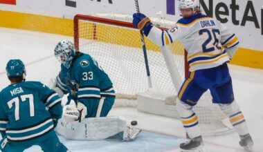 San Jose Sharks suffer strange loss to Buffalo Sabres, Tage Thompson
