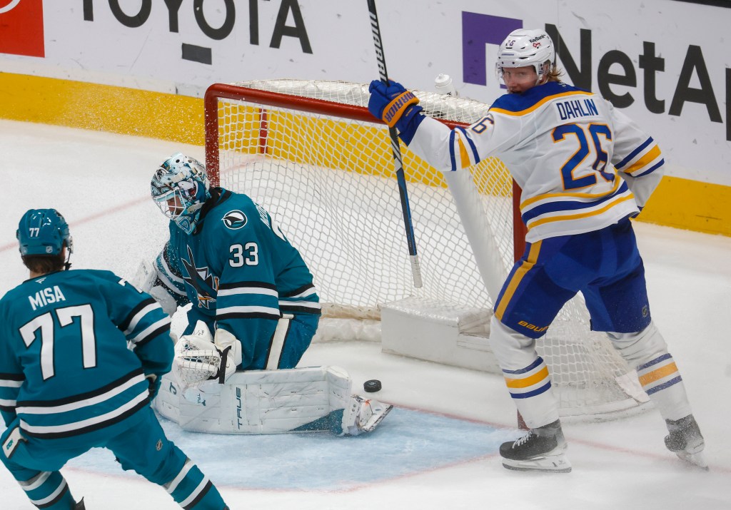 San Jose Sharks suffer strange loss to Buffalo Sabres, Tage Thompson