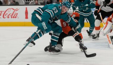 San Jose Sharks, Macklin Celebrini lose to Philadelphia Flyers