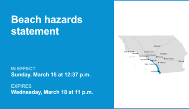Beach hazards statement in place for Orange County Coast and San Diego County Coastal Areas until Wednesday night – Orange County Register