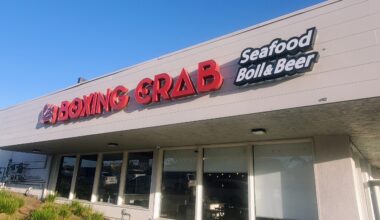 Inside the Boxing Crab's Cajun seafood boil