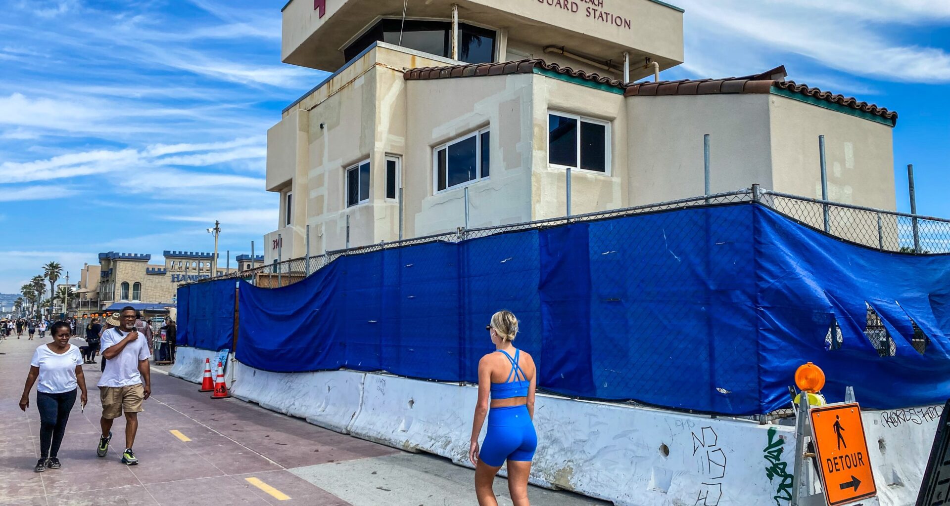 City installing temporary Mission Beach Lifeguard Station, as current building ‘unsafe’
