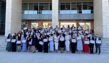 California Health Sciences University celebrated its third consecutive 100% residency match, with one-third of graduates staying local on Friday, March 20, 2026. (GV Wire Video/Jahz Tello/Image/Anthony W. Haddad)