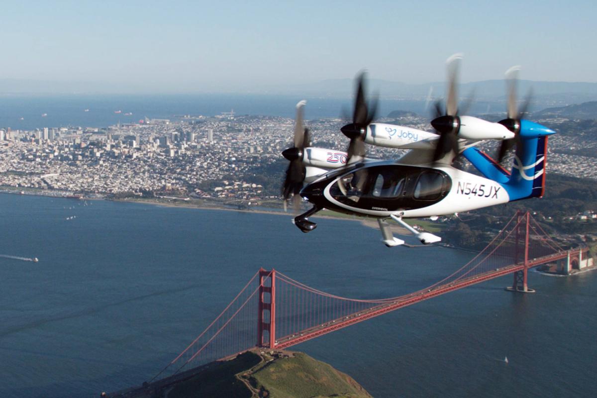 Experimental air-taxi from Joby spotted in skies over Oakland
