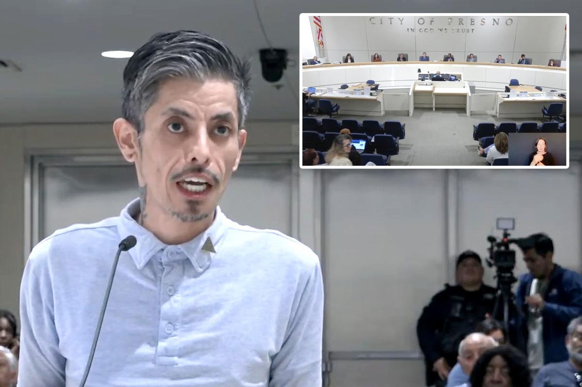 Sex offender stages showdown at Fresno city hall