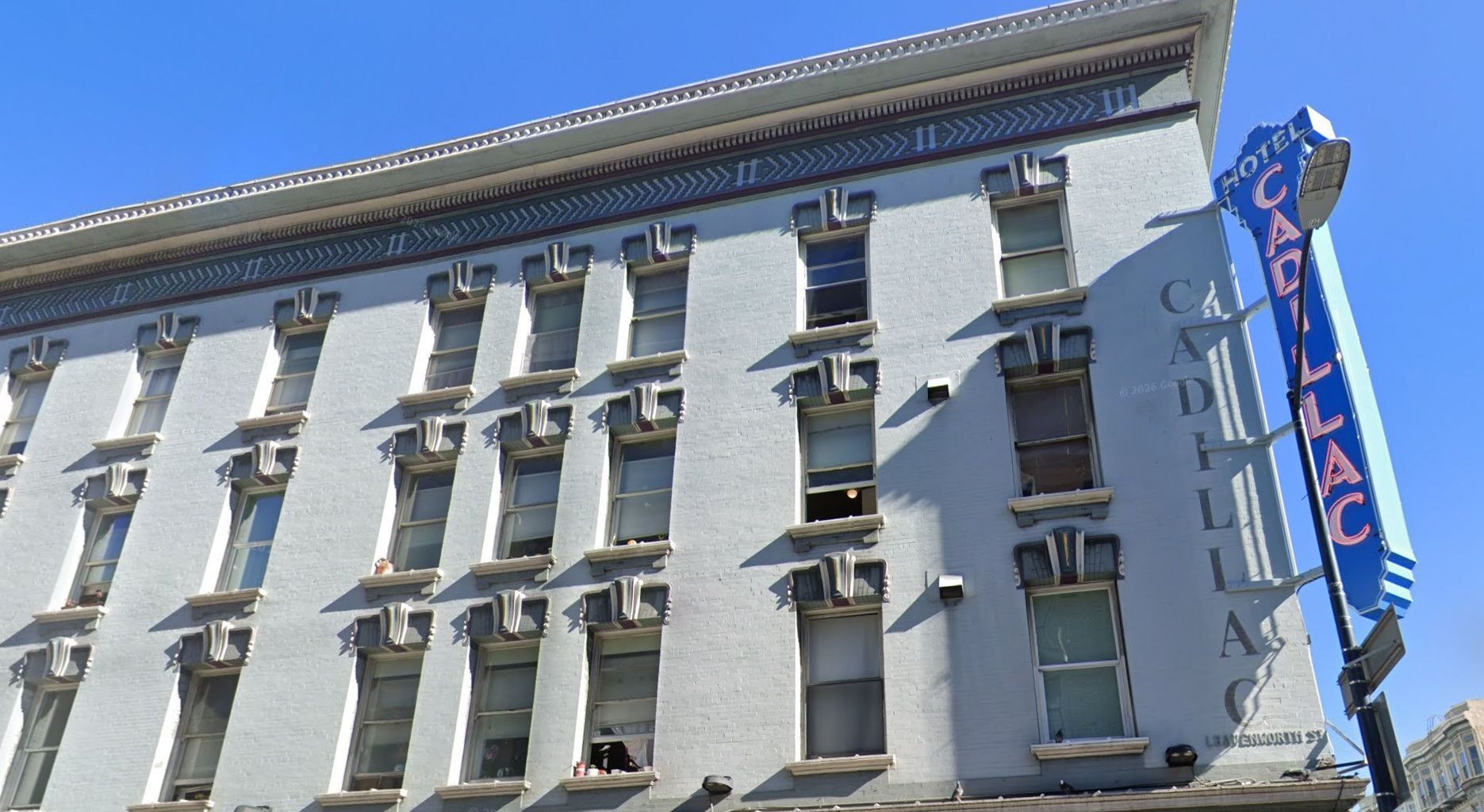 SFPD Negotiates With Assault Suspect Barricaded Inside Cadillac Hotel In the Tenderloin