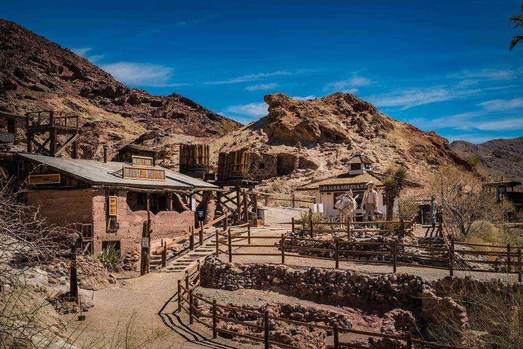 Calico ghost town houses