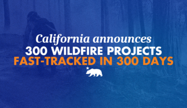 California announces 300 wildfire projects fast-tracked in 300 days
