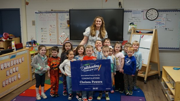 Powers began as a guest teacher in Brandon schools 11 years ago and was hired a year later as a full time instructor. Photo courtesy Oakland ISD