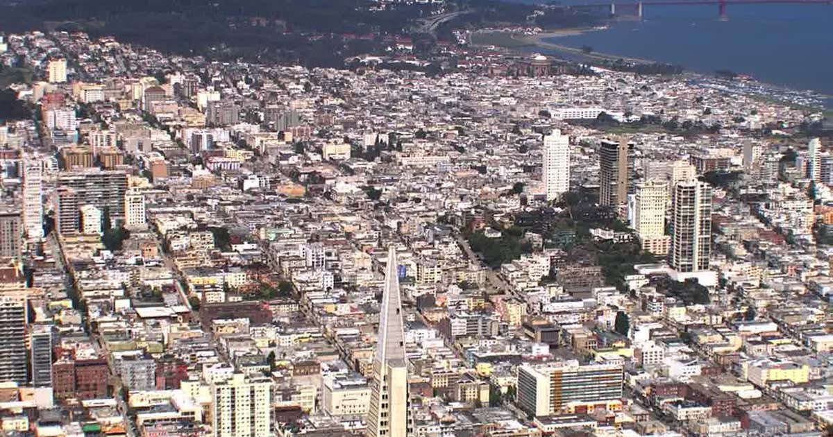 Car jumps sidewalk in San Francisco; 2 injured