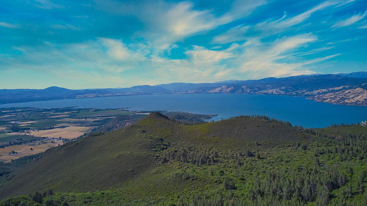 Clear Lake, the largest natural freshwater lake in California