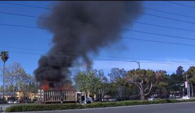 Crews work to contain large truck fire in San Jose – NBC Bay Area