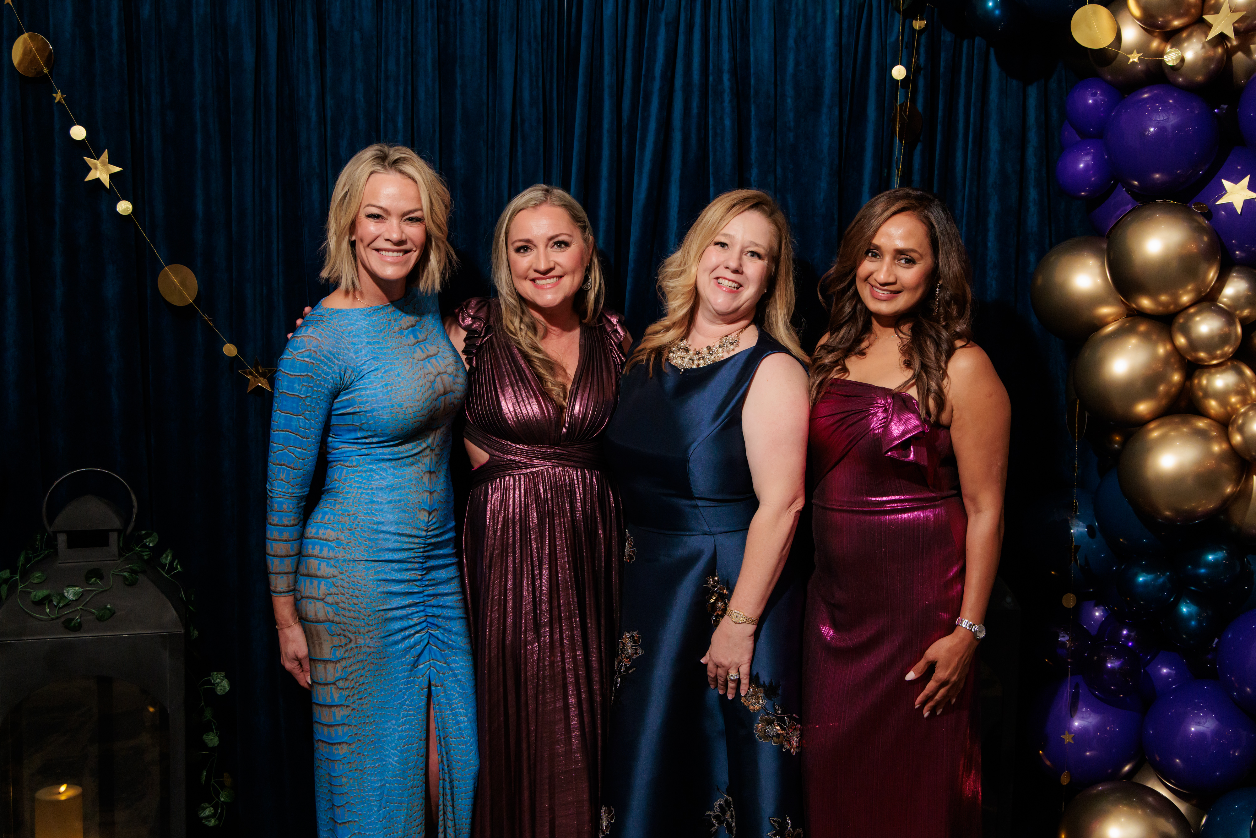 Past, present, and future NCL presidents (from left) Emcee and...