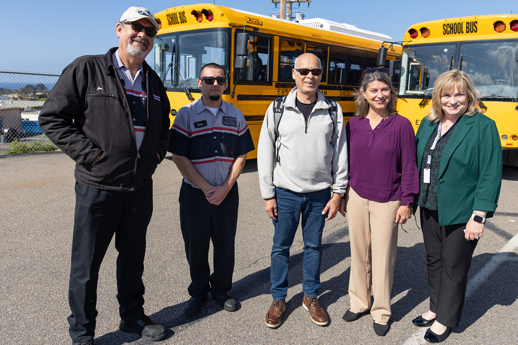 John Hall (Vehicle Mechanic), Ruben Barba (Service and Maintenance), Roger...