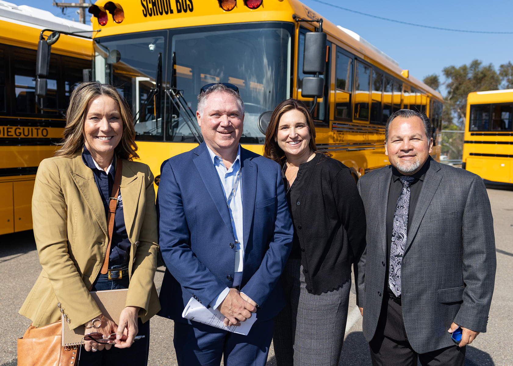 Lianna Lienau (SDGE), Stephen Dickinson (Associate Superintendent of Business), Mary...