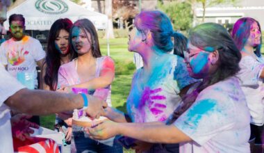 Gulal fills the air at Sac State Holi festival – The State Hornet