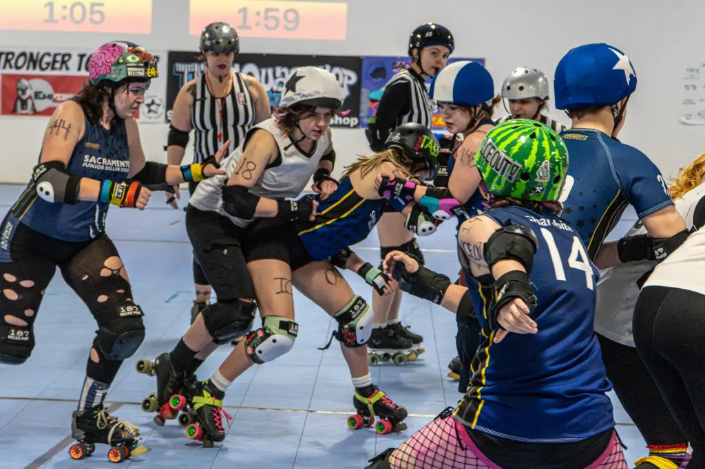 Sacramento roller derby game