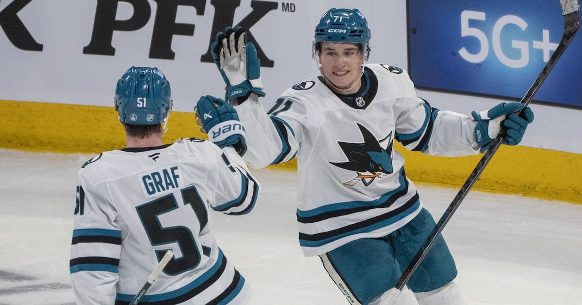 San Jose Sharks score late, rally past Columbus Blue Jackets to snap six-game skid