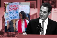 Mayor Daniel Lurie (right) and Romalyn Schmaltz