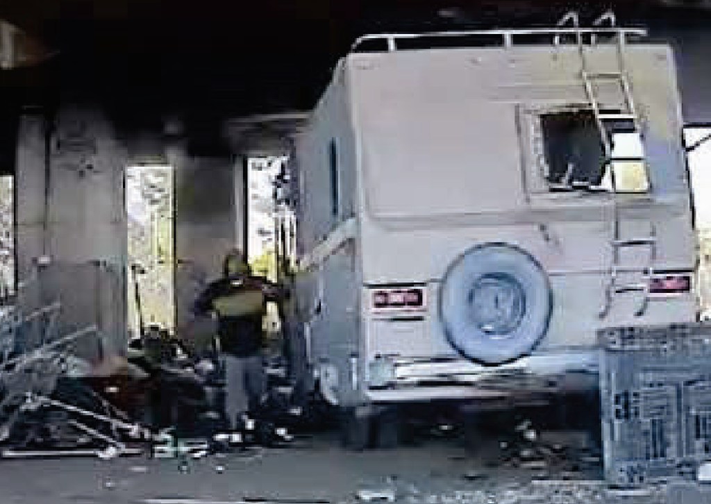 Oakland 15-time felon charged with stashing shotgun in burnt out RV