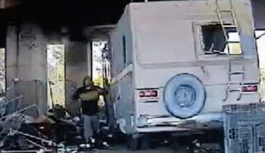 Oakland 15-time felon charged with stashing shotgun in burnt out RV