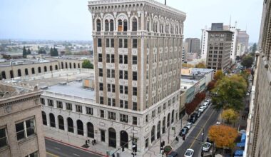 Downtown Fresno’s Bank of Italy building. Reimagining downtown Fresno by looking into the past.