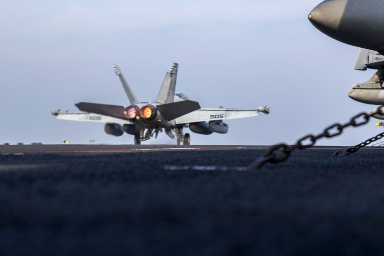 F-18 launches