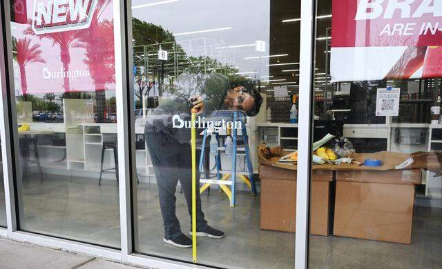 The new Burlington is scheduled to open April 17 at River Park. Photographed Tuesday, March 31, 2026 in Fresno.