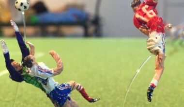 This Massive New Soccer Exhibition Just Opened At LACMA — Featuring Life-Size Floating Athletes And Iconic World Cup Moments