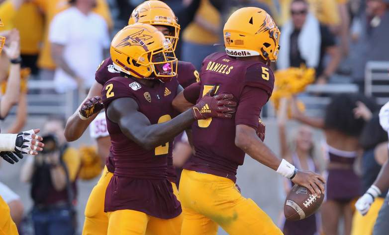 Former Arizona State teammates Brandon AIyuk and Jayden Daniels