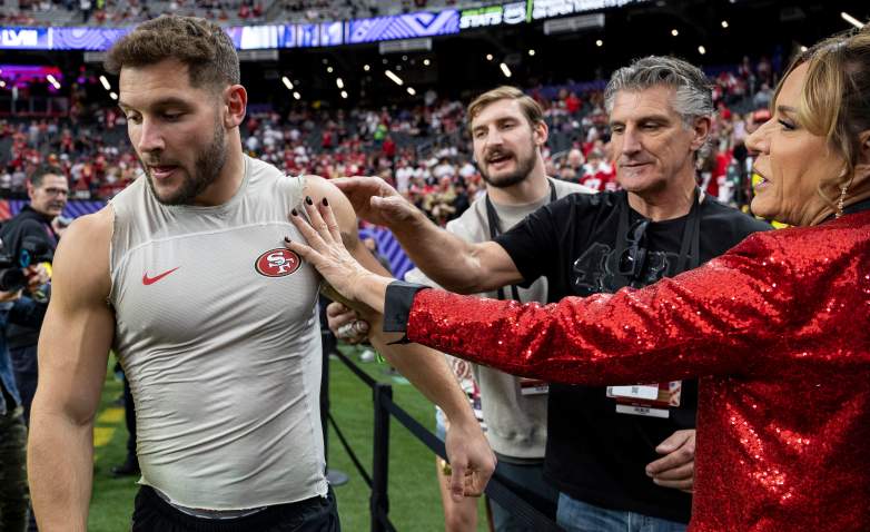 Cheryl Bosa, Joey Bosa, and San Francisco 49ers DE NIck Bosa