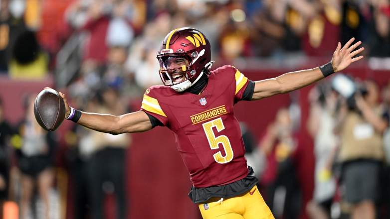 Washington Commanders QB Jayden Daniels