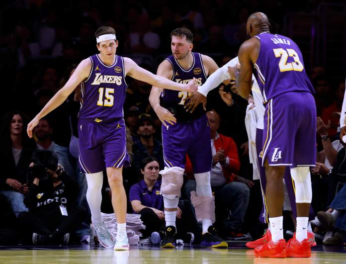 Los Angeles Lakers LeBron James Luka Doncic Austin Reaves Jason Timpf
