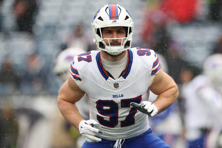 Former Buffalo Bills defensive lineman Joey Bosa during an NFL game.