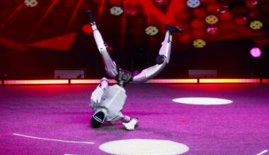 dancing humanoid robot