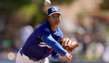 Shohei Ohtani throws 4 1/3 scoreless innings in spring debut on mound for the Los Angeles Dodgers