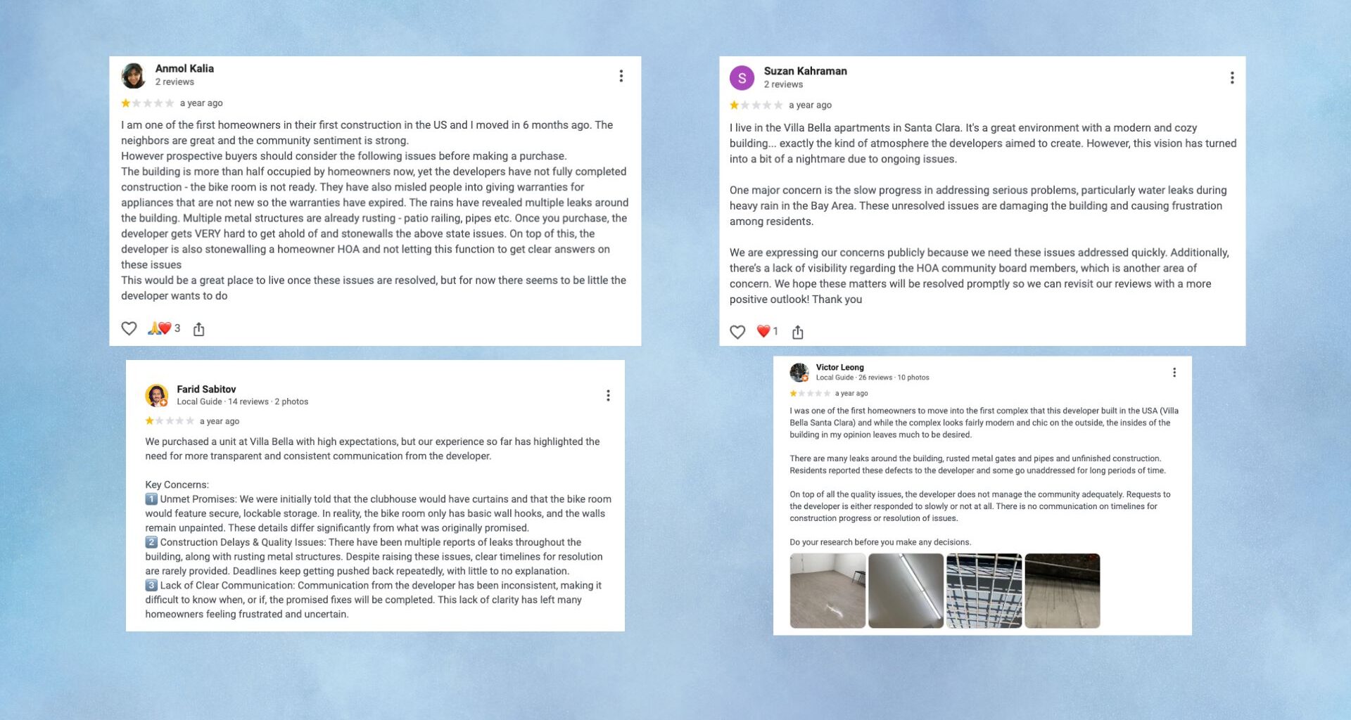 Santa Clara’s Villa Bella Residents Complained of Leaks, Slow Response Times Before Evacuations