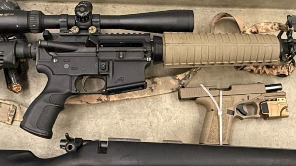 Guns seized by the Fresno County Sheriff's Office on Wednesday, March 25, 2026. (Fresno County SO)