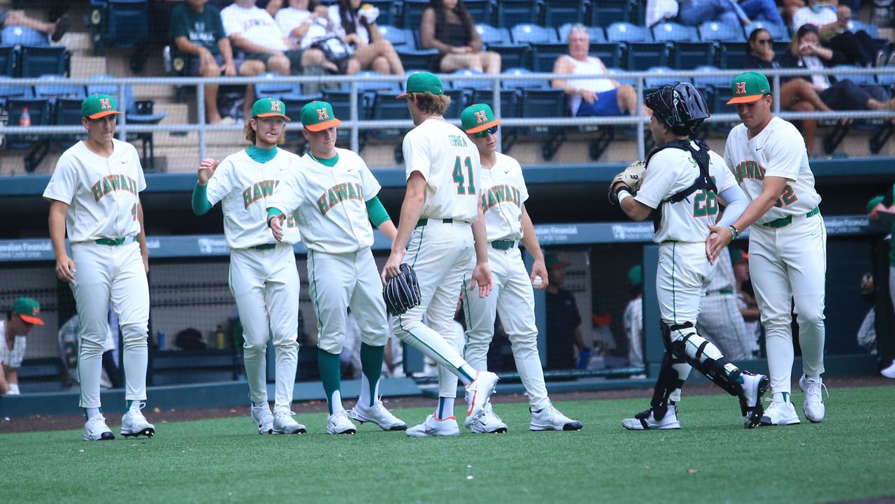 Hawaii pitcher Liam O'Brien, seen March 1 in an outing against Ball State at Les Murakami Stadium, took the loss after throwing four innings at Long Beach State on Sunday.